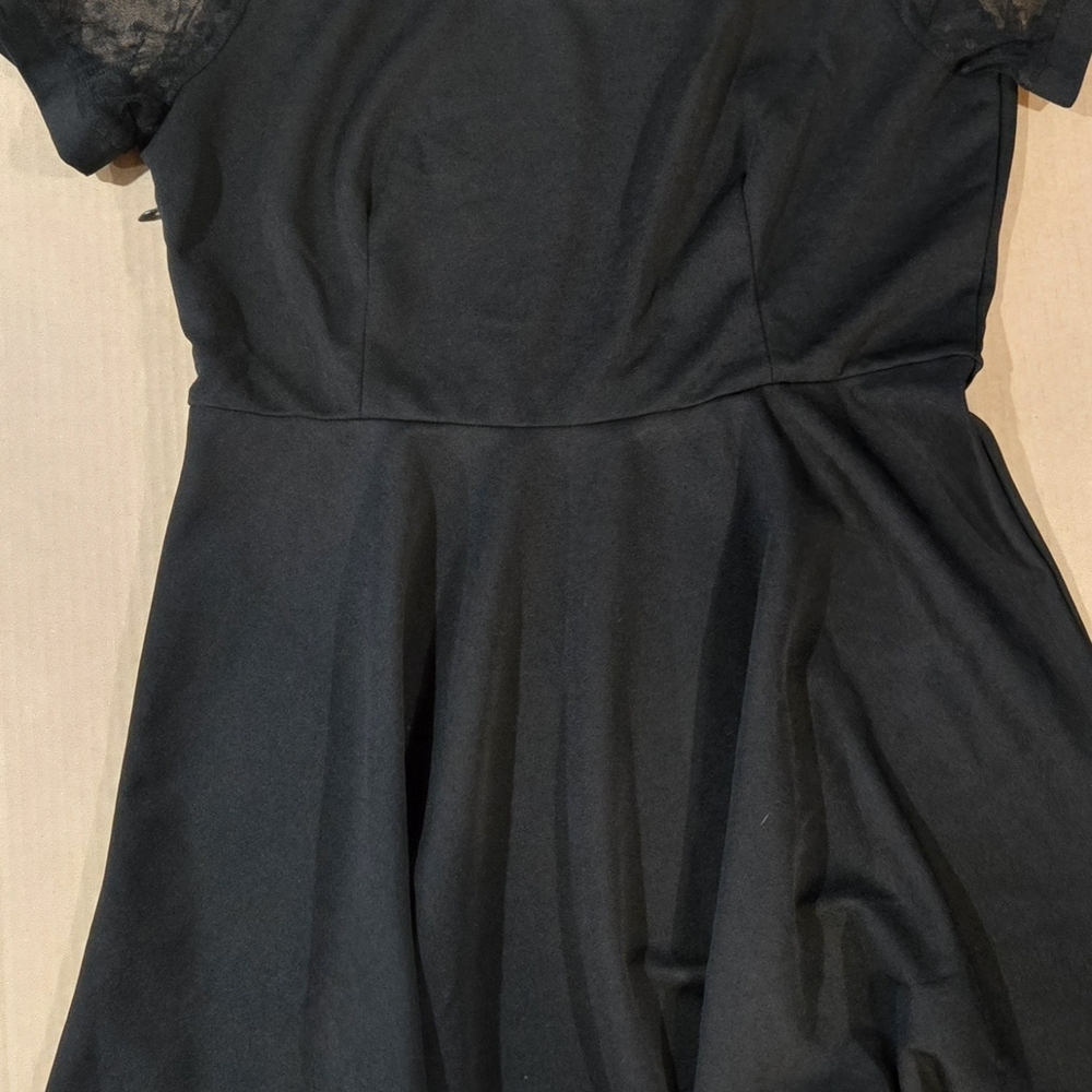 SHEIN Classic Black Mini Dress